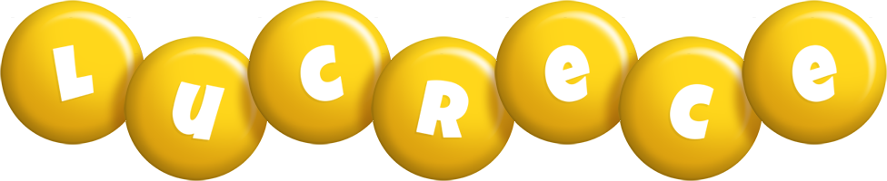 Lucrece candy-yellow logo