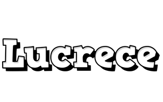 Lucrece snowing logo