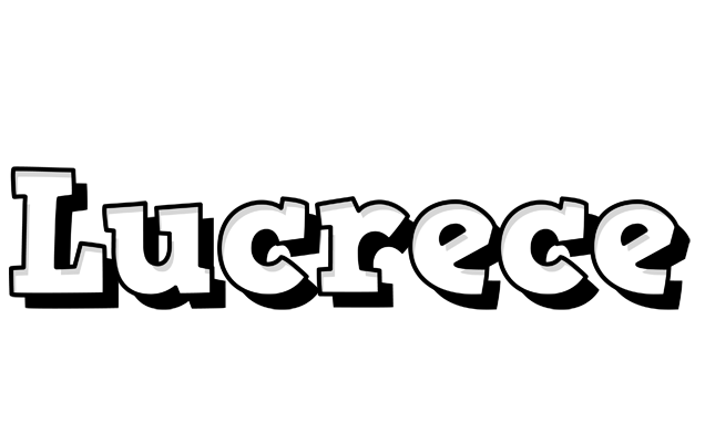 Lucrece snowing logo