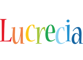 Lucrecia birthday logo