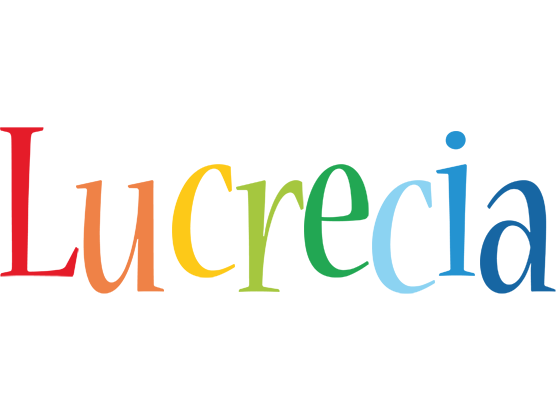 Lucrecia birthday logo