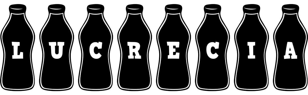 Lucrecia bottle logo
