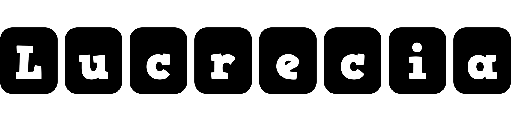 Lucrecia box logo