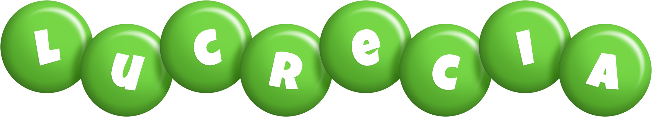 Lucrecia candy-green logo