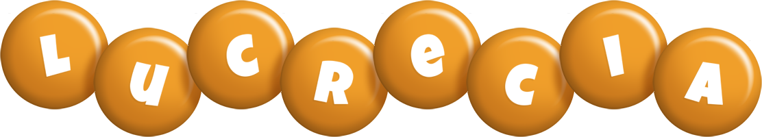 Lucrecia candy-orange logo