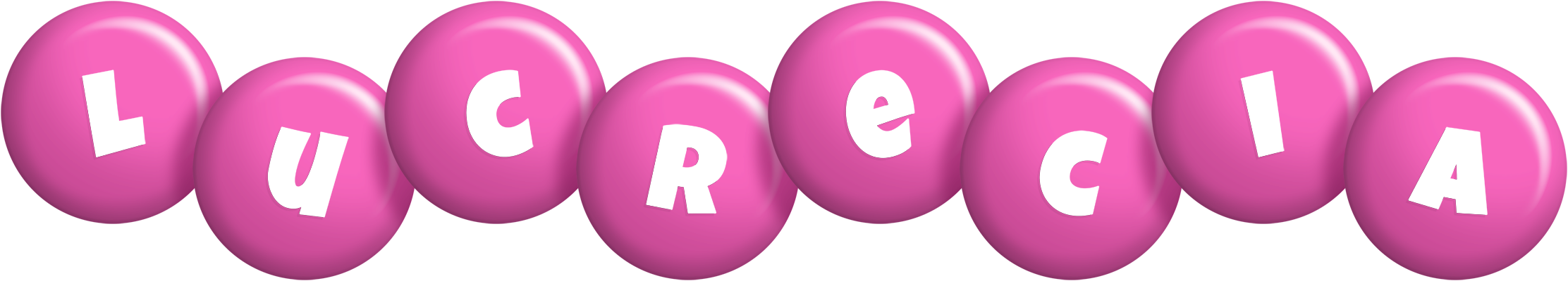 Lucrecia candy-pink logo