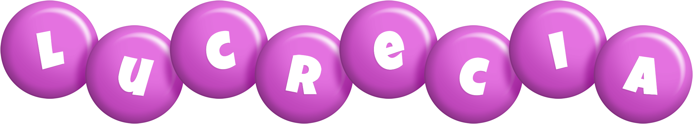 Lucrecia candy-purple logo