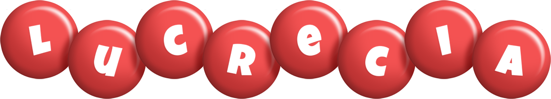 Lucrecia candy-red logo