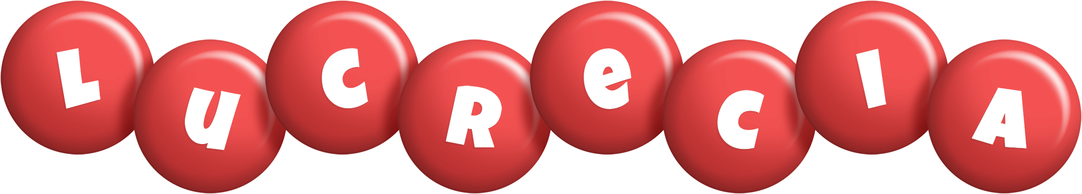 Lucrecia candy-red logo
