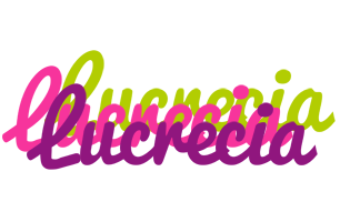 Lucrecia flowers logo