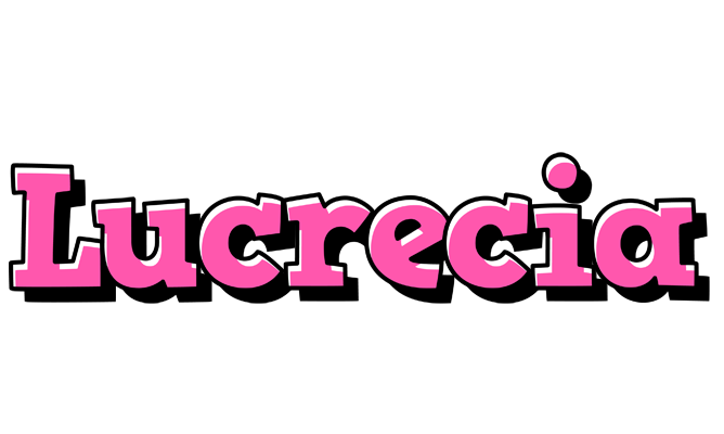 Lucrecia girlish logo