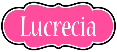 Lucrecia invitation logo