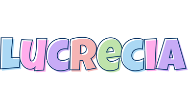 Lucrecia pastel logo