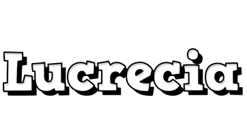 Lucrecia snowing logo