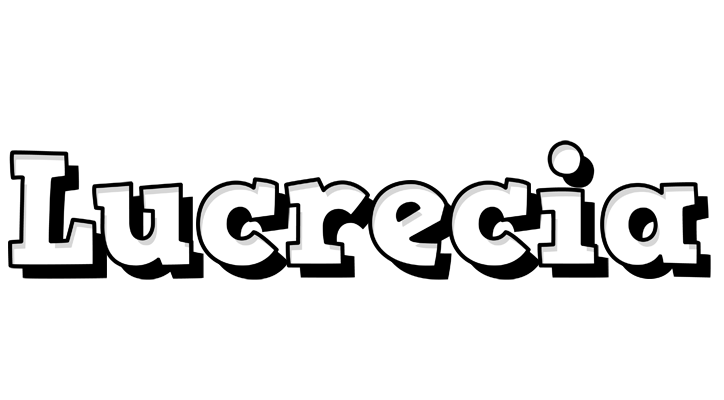 Lucrecia snowing logo