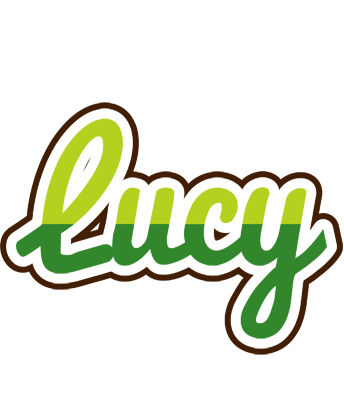 Lucy golfing logo