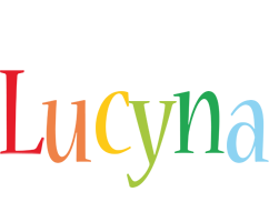 Lucyna birthday logo