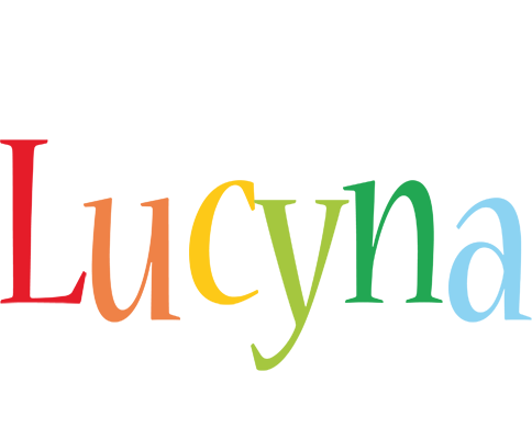 Lucyna birthday logo