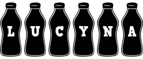 Lucyna bottle logo