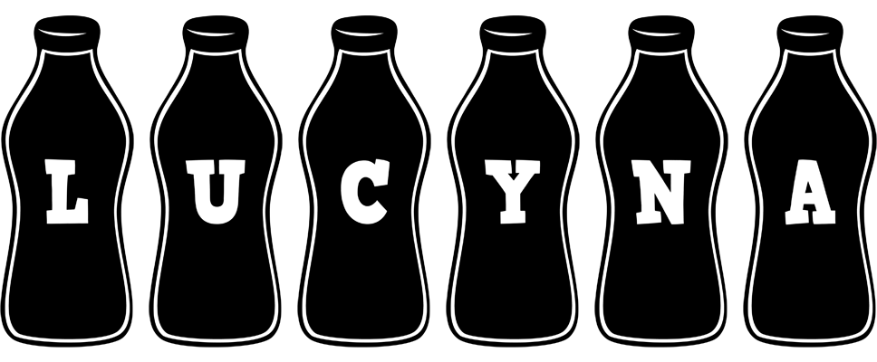 Lucyna bottle logo
