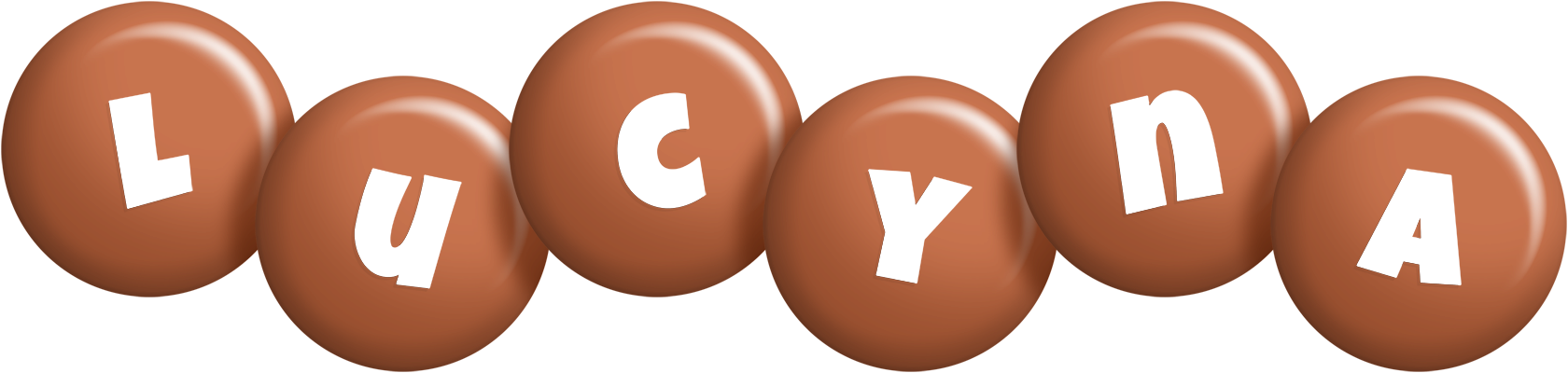 Lucyna candy-brown logo
