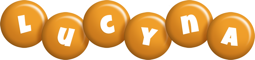 Lucyna candy-orange logo