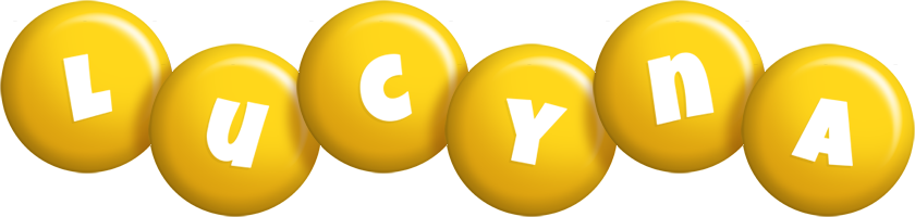 Lucyna candy-yellow logo