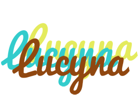 Lucyna cupcake logo