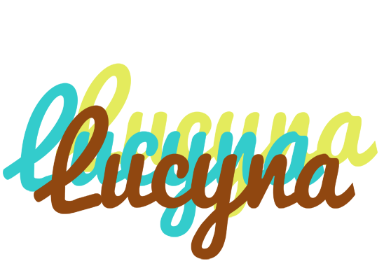 Lucyna cupcake logo