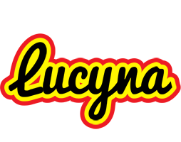 Lucyna flaming logo