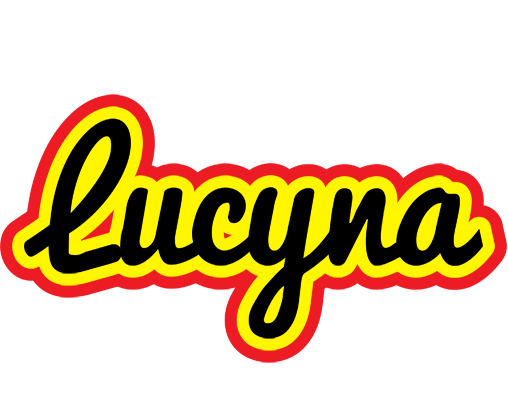 Lucyna flaming logo