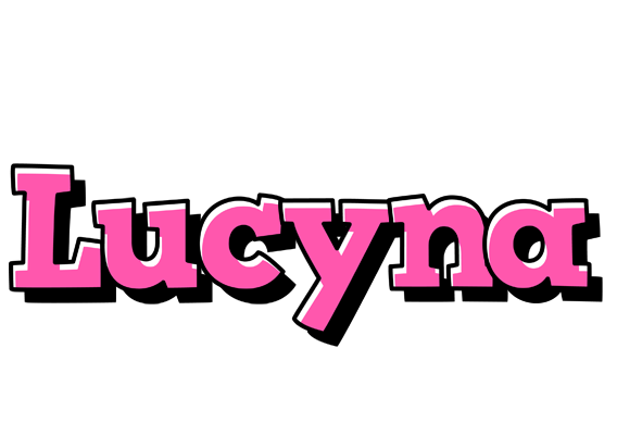 Lucyna girlish logo