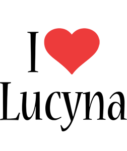 Lucyna i-love logo