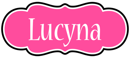 Lucyna invitation logo