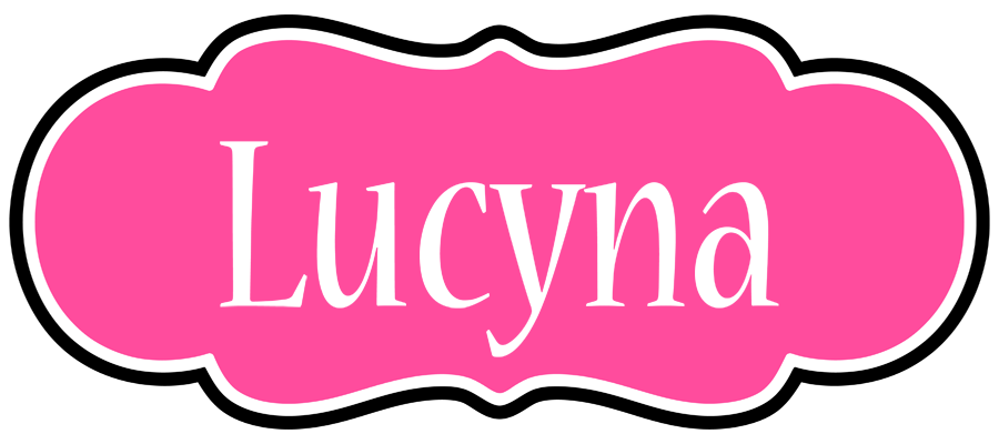 Lucyna invitation logo