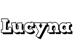 Lucyna snowing logo
