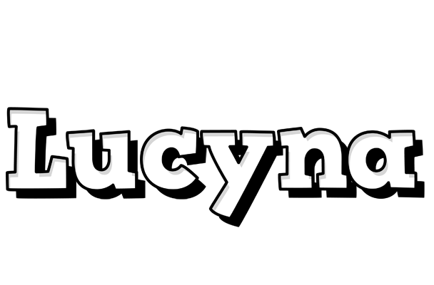 Lucyna snowing logo