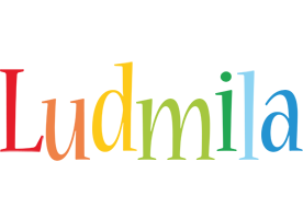 Ludmila birthday logo