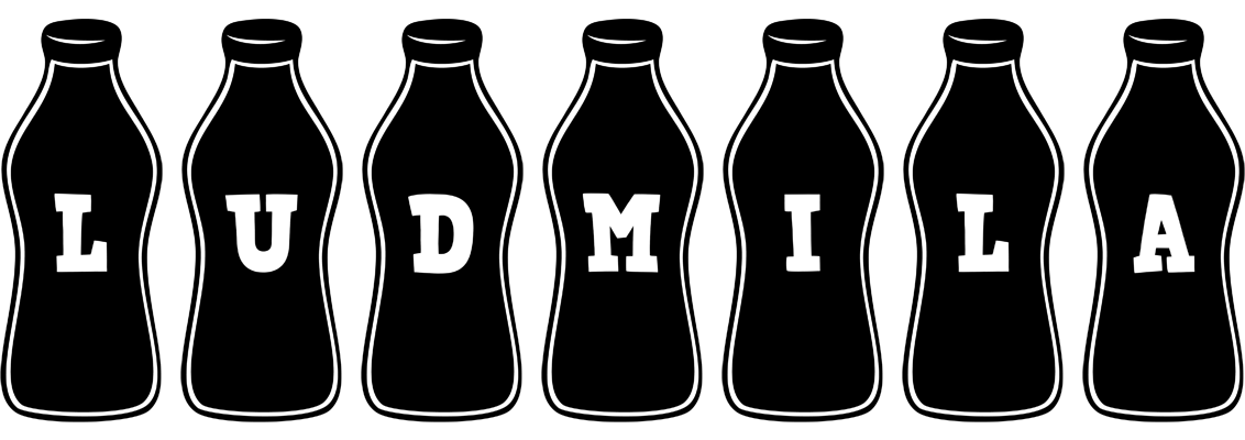 Ludmila bottle logo