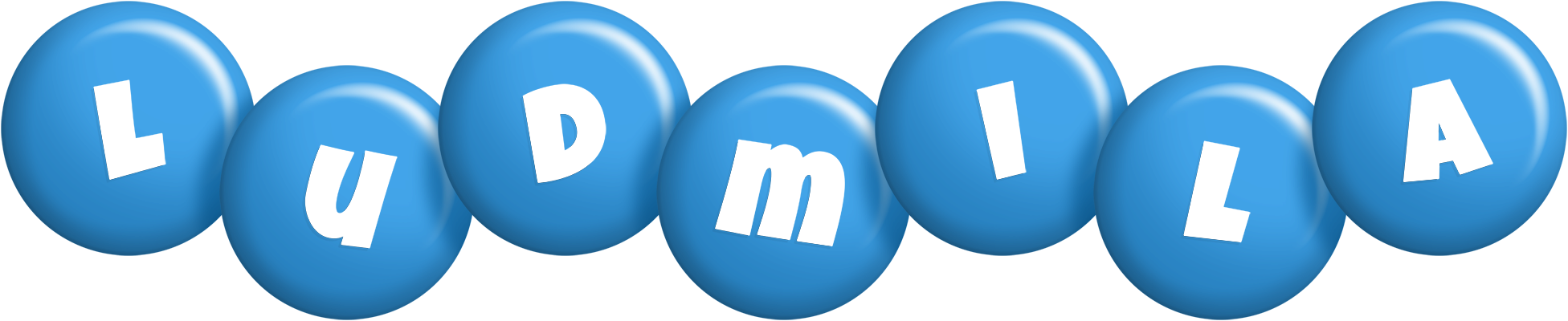 Ludmila candy-blue logo