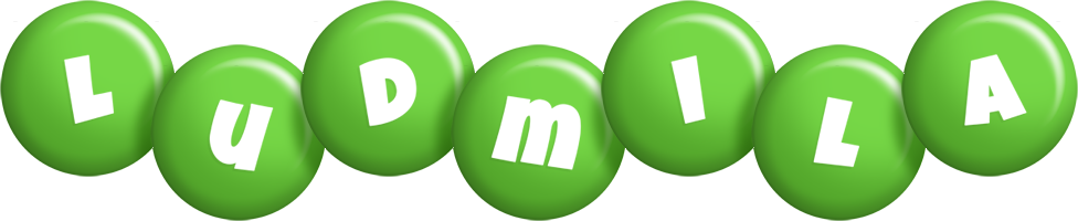 Ludmila candy-green logo