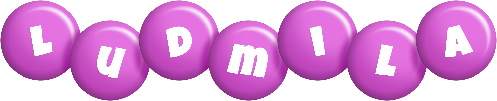 Ludmila candy-purple logo