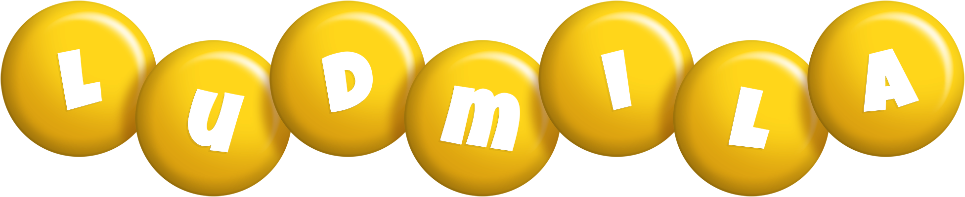 Ludmila candy-yellow logo