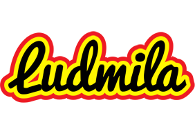 Ludmila flaming logo