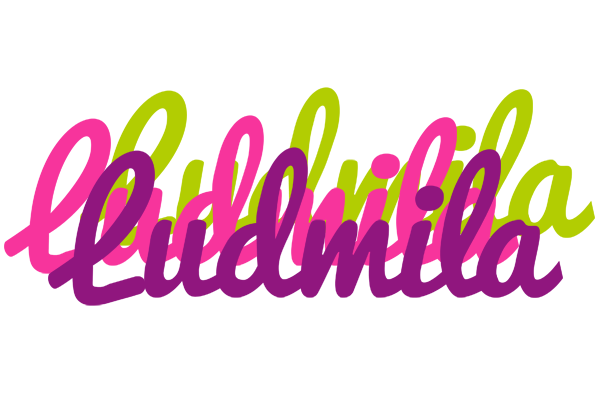 Ludmila flowers logo