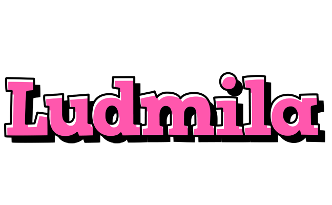 Ludmila girlish logo