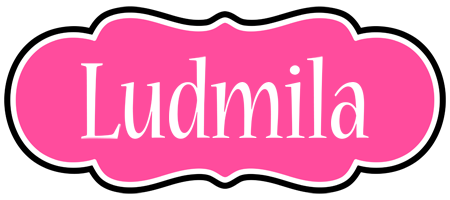 Ludmila invitation logo