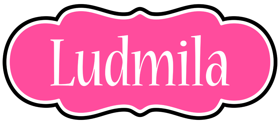 Ludmila invitation logo