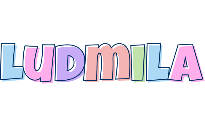 Ludmila pastel logo
