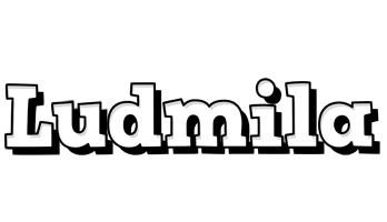 Ludmila snowing logo